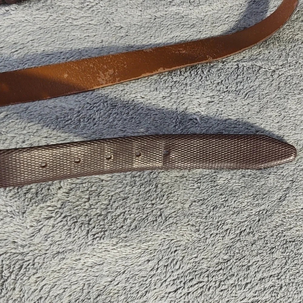 Lejon Genuine Leather Snakeskin Belt Sz 38